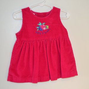 Baby B'gosh pink cord jumper